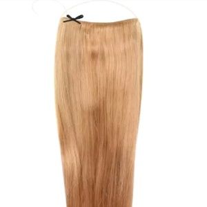 SOLD Halo Hair Extensions 16" Strawberry Blonde 27